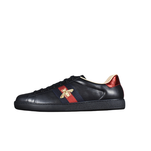 Gucci Ace Embroidered Bee (Black)